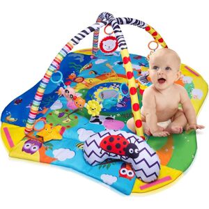 lionelo Lo-Anika Plus Blue/yellow Palestrina Neonato Con Giochi Tappetino Evolutivo 114 Cm - Anika