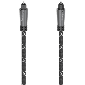 Hama Cavo ODT M/ODT M, Toslink, 1,5 metri, connettori dorati, TPE, spine metallo