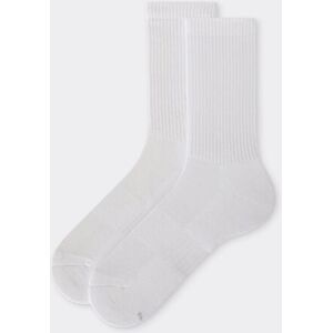 Calzedonia Calzini Sport da Uomo Uomo Bianco 40-41
