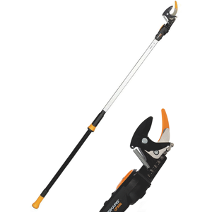Fiskars UPX86 - Forbicione da potatura telescopico professionale - asta 240/400 cm - Ø 32mm