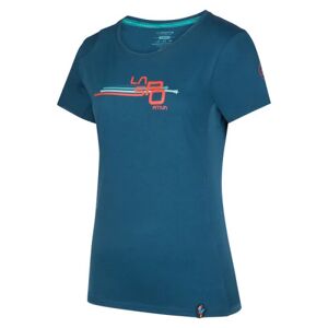 La Sportiva Intimo / t-shirt stripe cube, t-shirt donna storm blue xs