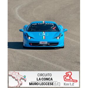 Guida una FERRARI 458 Italia da 570cv al circuito La Conca di Muro Leccese (LE) a partire da 1 giro (1,2 km) - Esperienza in pista - Azienda affiliata a wonderbox smartbox esperienza 3 idee regalo uomo