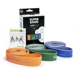 Blackroll Super Band Set - elastici fitness Orange/Green/Blue