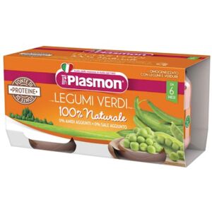 PRINCES ITALIA SpA Plasmon Omogeneizzato con Legumi e Verdure, 2 x 80 g