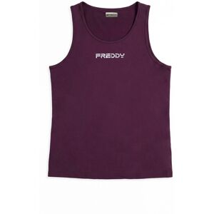 Freddy Canotta Sportiva Quick Dry con Logo Metallizzati Potent Purple Donna Xxs