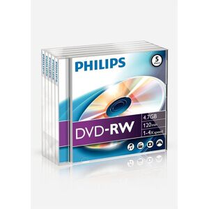 M-Trading Dvd-rw4,7gb Jewel-argento