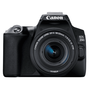 Canon FOTOCAMERA REFLEX  EOS 250D BLACK + EF-S 18-55 IS STM