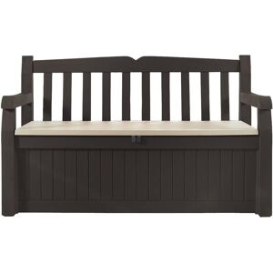 keter Panchina Contenitore da Giardino 140x60x84 cm in Resina Eden Bench Marrone...