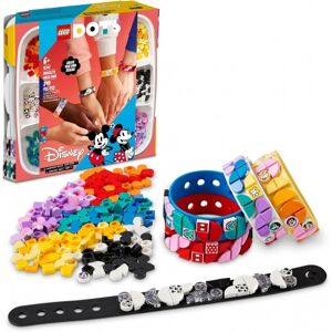 lego dots - multipack bracciali topolino e amici - lego 41947 set 5 in 1, kit di creazione di bracciali anni 6+
