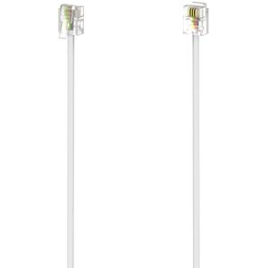 MTRADING Cavo Telefonia M-M 6P4C 7201135 Bianco