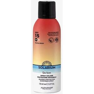 Solarium Spray Solare Protezione Invisibile Viso e Corpo 150ml, SPF15
