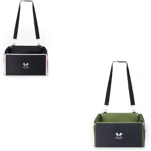 United Pets ® Seggiolino per Automobile per Cani 0 15 Kg Car Box ECO Urban Pet 0 15 Kg Nero / Verde