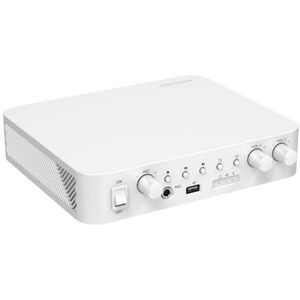 Hikvision Ds-Qae0a60g1-Vb Amplificatore Analogico Da 60w Con Ingressi Bluetooth, Usb, Rca E Microfono Per Sistemi Di Diffusione Sonora