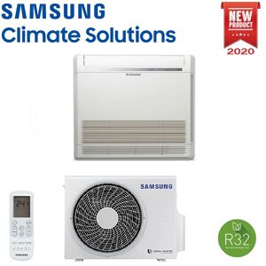 Samsung Climatizzatore Condizionatore Samsung Inverter Pavimento Console 12000 Btu R-32 Ac035rnjdkg A++/a++ Con Telecomando Wireless - New