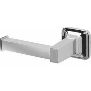 Tecnomat PORTAROTOLO APERTO SERIE BLOCK IN METALLO CROMATO FISSAGGIO A MURO