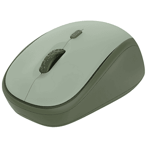 Trust MOUSE WIRELESS  YVI+ WRLS MOUSE, Collegamento Wireless, Ingresso: Otticamente a diodi laser, Scrolling 2 direzioni, Risoluzione max 1600 dpi, Green