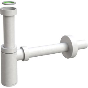 - Sifone bianco d`arredo per lavabo