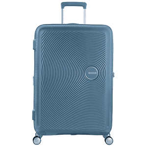 Samsonite TROLLEY AMERICAN TOURISTER Soundbox Spinner, A 77 x L 51,5 P 29,5 cm, Blu chiaro