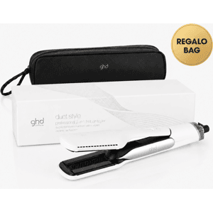 Ghd Duet Style Piastra Asciugacapelli 2 in 1, Bianco
