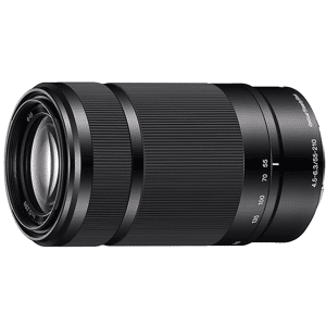 Sony OBIETTIVO  E 55-210mm F4.5-6.3 OSS Zoom standard, compatibilità  E-Mount