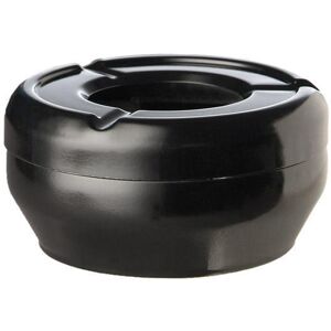 APS Posacenere antivento "Gleam" 12 cm Nero