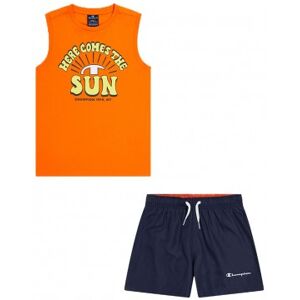 Champion Completo Sportivo Canotta + Shorts Arancione Bambino L
