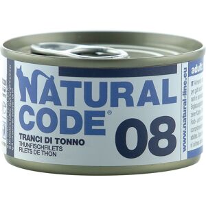 natural line srl Natural Code Gatto Lattina (08) Adulto Tranci Di Tonno 85 Gr