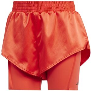 ADIDAS Shorts Sportivi 2 In 1 Train Rosso Nero Donna XS