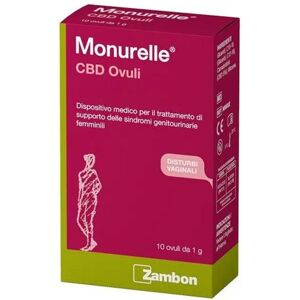 Monurelle Cbd Ovuli Dispositivo Medico Benessere Intimo Femminile 10 Ovuli