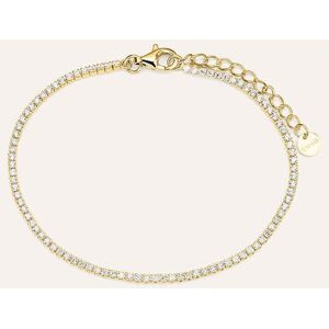 Stroili Bracciale Tennis Silver Elegance Argento Dorato Cubic Zirconia Collezione: Silver Elegance Giallo