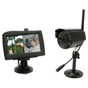 Proxe KIT VIDEOSORVEGLIANZA  MONITOR LCD 4,3'' SENZA FILI CON TELECAMERA A COLORI IP65
