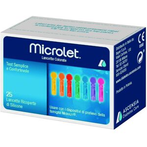 ASCENSIA DIABETES CARE ITALY Microlet Lancette Pungidito per Dispositivo, 25 Pezzi