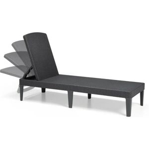 Keter SDRAIO JAIPUR SUNLOUNGER GRAFITE 187,5X58 H29CM
