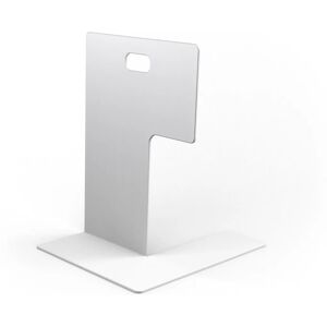 - Fermalibri in ferro colore bianco 195x140x155 mm