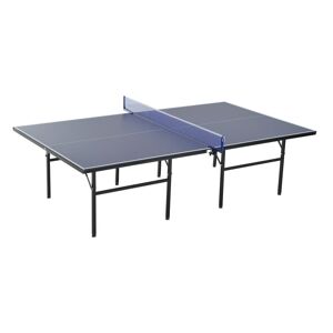 Homcom Tavolo da Ping Pong Indoor Pieghevole in Legno MDF e Acciaio, 152.5x274x76cm