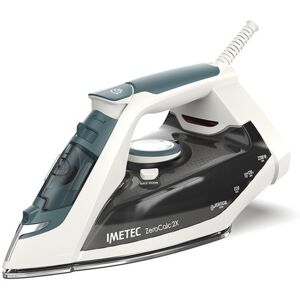 Imetec Ferro a vapore ZeroCalc 2X, Tecnologia Anticalcare, 2200 W, Colpo Vapore 120 g