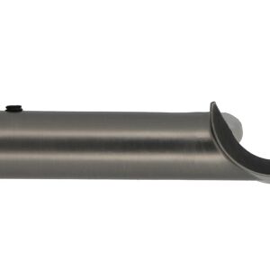 MOBOIS Supporto singolo aperto Ø20mm Gun in acciaio grigio scuro 8cm