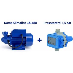 Nama Kit Autoclave Elettropompa Periferica Klimaline 0,5 Hp 0,3 Kw + Press Control  1,5 Bar