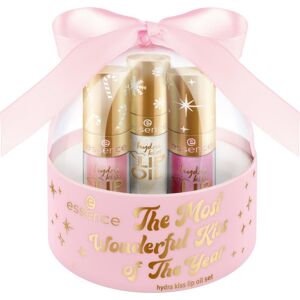 essence The Most Wonderful Kiss of The Year set regalo di Natale per le labbra da donna 3x1 pz