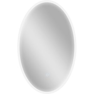 Homcom Specchio da bagno con illuminazione, anti-appannamento e 3 colori di luce, 50x4x80cm, Trasparente   Aosom Italy