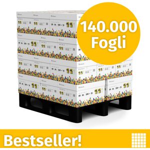 Infowerk Carta per stampanti Carta per copie 140000 fogli 28 x 5000 A4 Premium bianco brillante CIE 160 Certificato PEFC