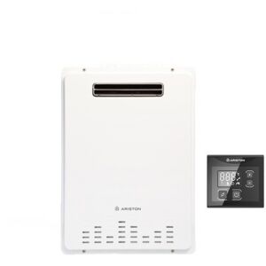Scaldabagno Scaldacqua A Gas Ariston Next Evo X Outdoor 11 Eu Metano 11 Lt Da Esterno Basso Nox - New Erp