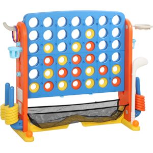Aiyaplay Set giochi 4-in-1, con altezza regolabile e diversi accessori, in plastica, Multicolore   Aosom Italy