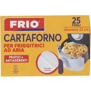 Scodinzolando FRIO Carta Friggitrice Aria Tonda 25 Pezzi per la Casa