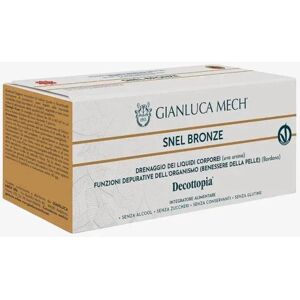 Gianluca Mech Tisanoreica Gianluca Mech Decottopia Snel Bronze Integratori Drenanti 8x30ml