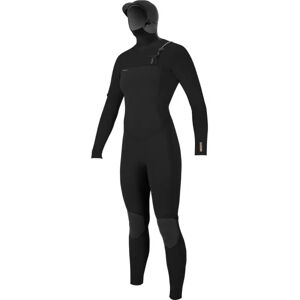 Muta Donna O'Neill Hyperfreak Hooded 5mm Chest Zip (8 - Nero) taglia 8