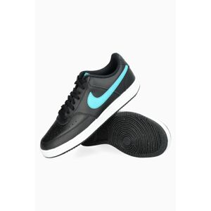 Nike Scarpe Sneakers UOMO Court Vision Low Nero Azzurro Sportswear