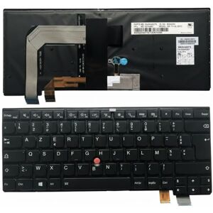 Tastiera compatibile per Lenovo ThinkPad T460s / T470s AZERTY francese ISO con TrackPoint
