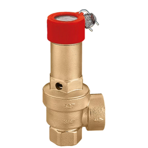 CALEFFI Valvola di sicurezza certificata e tarata a banco INAIL (Ex ISPESL). 3/4" x 1", taratura 4,5 bar 527545 3/4" x 1" 45 bar