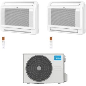 Midea Climatizzatore Console Dual Split MFA2U 12+18 con M4O-36FN8-Q Inverter R 32 Wi-Fi Optional Classe A++